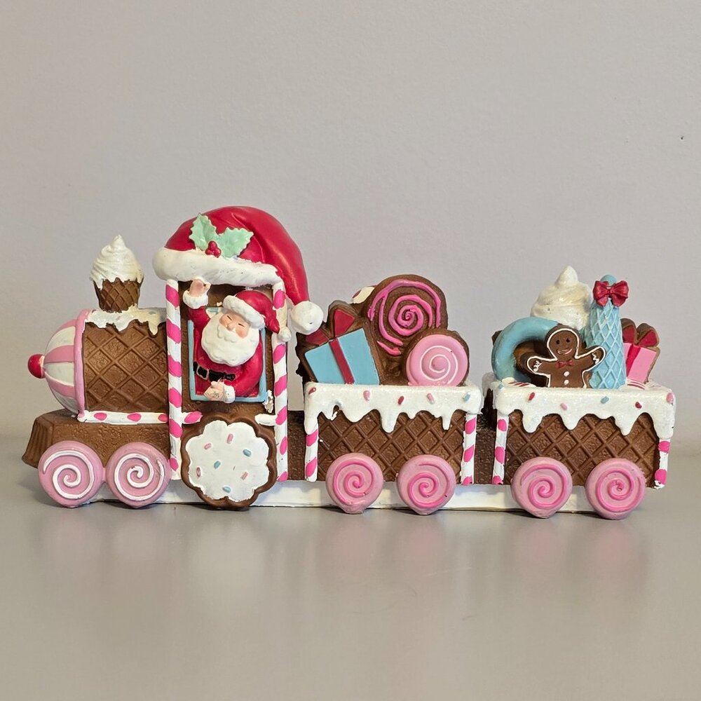 NWT - Christmas Gingerbread Waffle Train